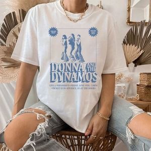 Vintage Donna And The Dynamos One Night Only T-shirt, Mamma Mia Movie Shirt